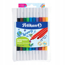 Flamastry Pelikan Colorella Duo C307 10 kolorów