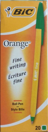 DŁUGOPIS BIC ORANGE ZIELONY