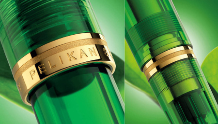 PELIKAN M 800 Green Demonstrator F Gift Box