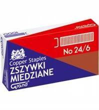 Zszywki miedziane 24/6 GRAND