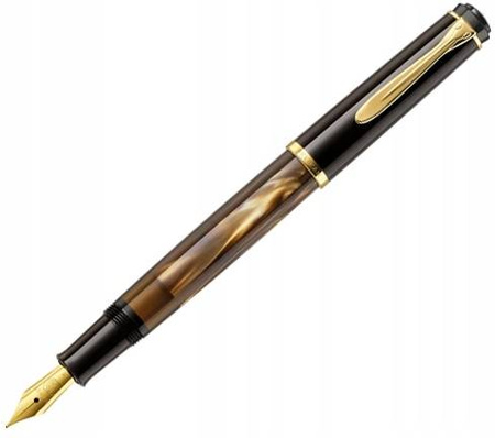 Pióro wieczne Pelikan M200 Brown Marbled EF