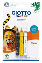 Kredki do malowania twarzy Giotto Tygrys 3 sztuki