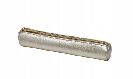 Herlitz Piórnik kosmetyczka okrągła Metalic Gold