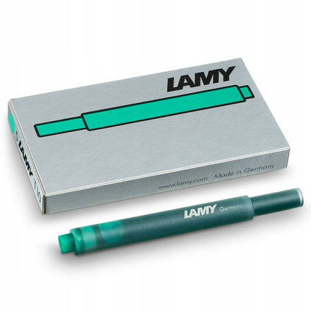 Naboje atramentowe (5 sztuk) Lamy T10 zielone