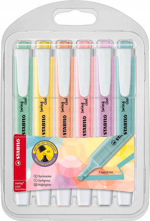STABILO swing cool pastel etui 6 szt