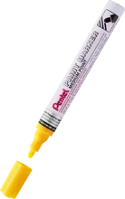 Marker zdobniczy aluminiowa obudowa żółty Pentel