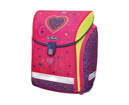 Tornister szkolny Herlitz MIDI PINK HEARTS