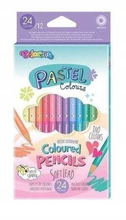 Kredki pastelowe dwustronne Colorino 87737PTR 24k
