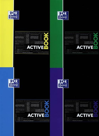 KOŁOZESZYT OXFORD A4+80K ACTIVE BOOK