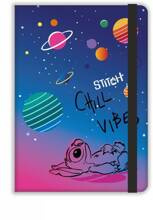 DISNEY BLACK NOTES A5 80K LINIA Z GUMKĄ WZ3 STITCH COOLPACK