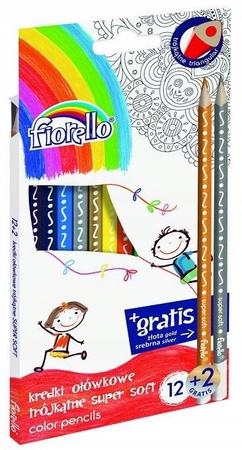 Nożyczki Fiorello 5,25 SZKOLNE dla leworęcznych