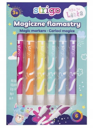 Magiczne Flamastry Strigo SSC143 Hejka 6 szt