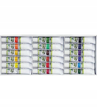 Farby akwarelowe 18 kol. Maries 12 ml