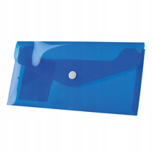 Koperta DL Tetis BT612 na zatrzask NIEBIESKA