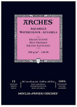 BLOK ARCHES AQ A4 300g 12A HP NAT. WHITE FILA