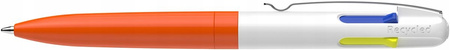DŁUGOPIS SCHNEIDER TAKE 4 Neon, M, 4 kolory wkładu, pomarańczowo-biały