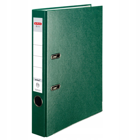 Segregator Herlitz Q.file 5 cm ZIELONY