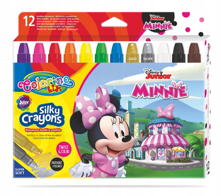 Wykręcane żelowe kredki Colorino Minnie Mouse