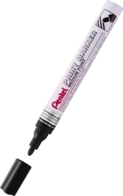 Marker zdobniczy aluminiowa obudowa czarny Pentel