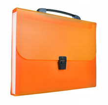 Teczka harmonijkowa z rączką A4 BT623 POMARAŃCZ