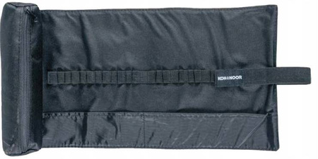 Piórnik zwijany czerwony Koh I Noor na 24 kredki