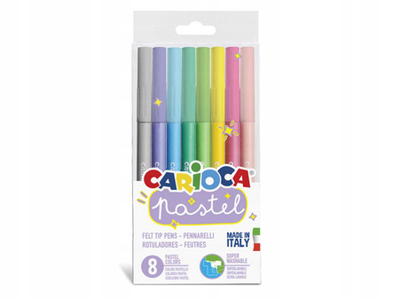 Pisaki pastelowe CARIOCA 8 kolorów