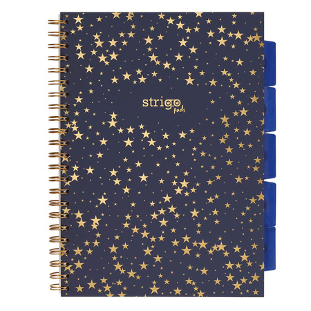 Kołozeszyt STRIGO PADS Project Book A4 kratka Gwiazdy