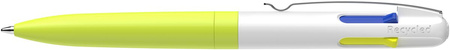 DŁUGOPIS SCHNEIDER TAKE 4 Neon, M, 4 kolory wkładu, żółto-biały