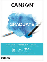 Blok do akwareli Canson Graduate A4 250g