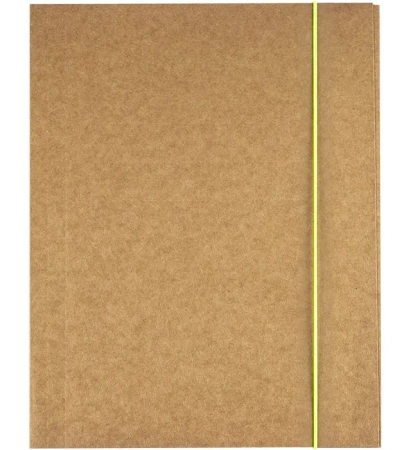 Teczka z gumką A4 KRAFTLINER natural