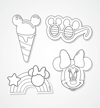 Magnesy na lodówkę Colorino Disney Minnie Mouse