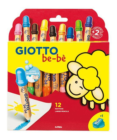 GIOTTO BEBE GRUBE KREDKI 12 SZT FILA