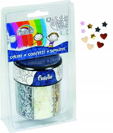 Confetti Fiorelo GR-K80R6 6 kolorów i kształtów