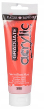 Farba akrylowa Daler Rowney 588 Vermilion Hue