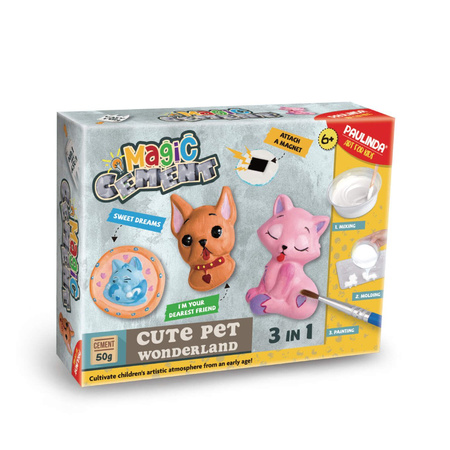 STRIGO ZESTAW KREATYWNY MAGIC CEMENT SŁODKIE ZWIERZĄTKA