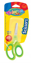 Nożyczki szkolne 13 cm gumowa rączka Colorino Kids