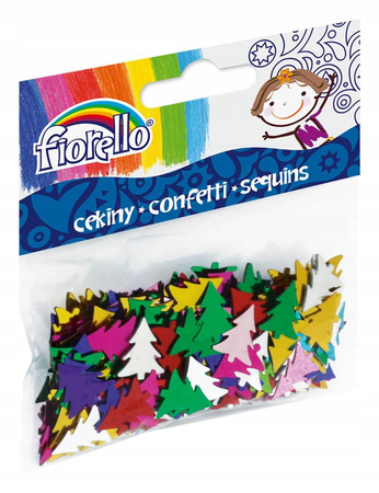 Cekiny confetti choinka Fiorello