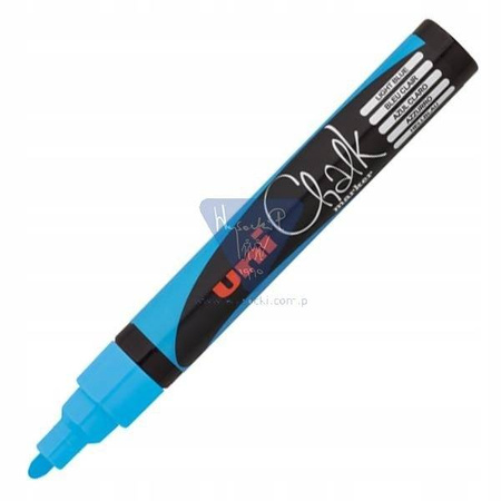 Uni marker kredowy PWE-5M jasnoniebieski
