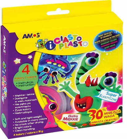 CiastoPlasto AMOS 4 kolory