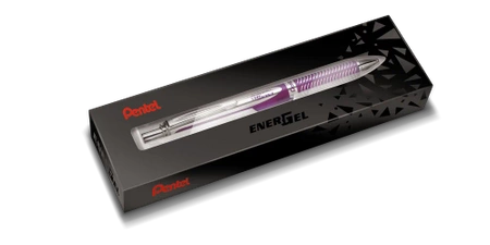 Pioro kulkowe Energel 0,7mm fioletowa obudowa
