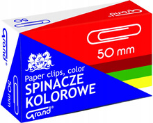 Spinacze KOLOR R-50 Grand okrągłe kolorowe