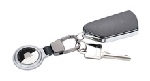 BRELOK TROIKA AIRTAG HOLDER, ETUI AIRTAG, SREBRNY