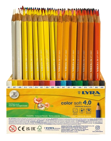 LYRA COLOR SOFT 4.0 DISPLAY 144 PCS FILA