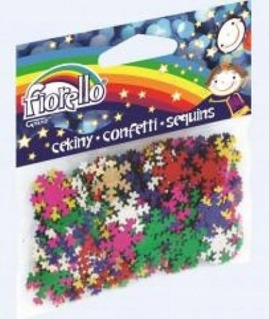 Cekiny confetti śnieżynka Fiorello