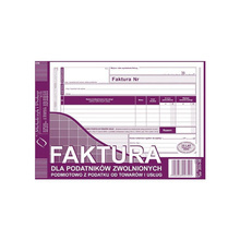 FAKTURA A5 DLA ZWOL.Z POD. 203-3E