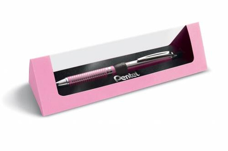 Pioro kulkowe Energel 0,7mm różowa obudowa