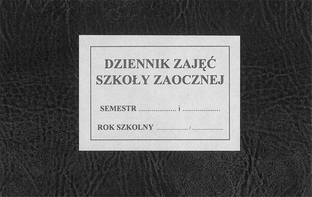 Dziennik szkoły zaocznej