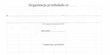 Organizacja przedszkola Typograf