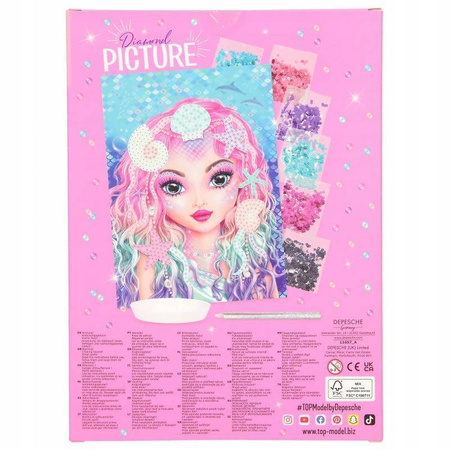 Zestaw z cekinami Diamond Picture Top Model