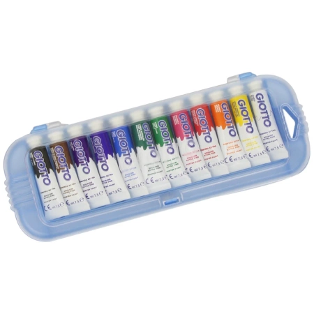 GIOTTO EXTRA FINE POSTER PAINT 7,5ML 12 KOLORÓW FILA